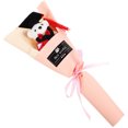 thumbnail image 1 of Graduation Artificial Flower Bouquet Mini Plush Graduation Bear Bouquet Ornament, 1 of 8