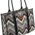 thumbnail image 4 of Wrangler Aztec Tote Bag for Women Western Top Handle Handbags and Purses, Gray, 4 of 7