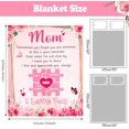 thumbnail image 5 of XZYG Gifts for Mom Birthday Gifts for Mom Mom Gifts from Daughter Son Super Soft Flannel Pink Blanket Moms Birthday Gift Ideas Mom Blankets Gifts for Mother''s Day Birthday Christmas(40*50inch), 5 of 5