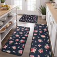 thumbnail image 2 of Pioneer Flower Floral Print Pattern Kitchen Rugs Sets Of 3,Kitchen Runner Rugs Non Skid Washable,Decorative Kitchen Floor Mats for Kitchen,Sink,Laundry,17X30 Inch + 17X47 Inch + 17X59 Inch, 2 of 6