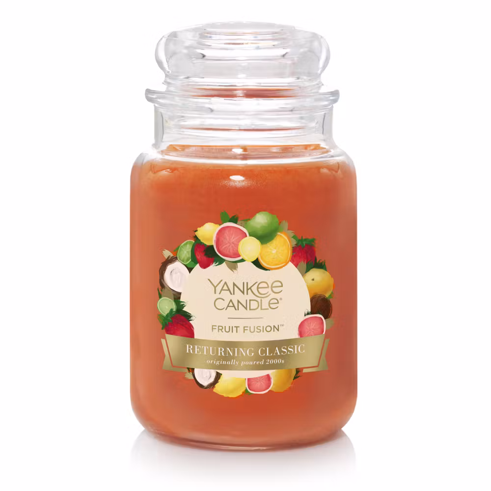 Yankee Candle Fruit Fusion Large Classic Jar Candle, 22 Ounce, Returning Classic