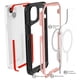 thumbnail image 3 of Funda GHOSTEK Atomic para iPhone 14 Aluminio Rosa Transp MagSafe GHOCAS3078, 3 of 8