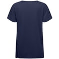 thumbnail image 3 of Women's Levelwear Navy Los Angeles Angels Influx Sizzle T-Shirt, 3 of 3