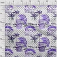 thumbnail image 3 of oneOone Silk Tabby Purple Fabric Tropical Quilting Supplies Print Sewing Fabric By The Yard 42 Inch Wide, 3 of 4