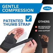 Comfort Cool Thumb CMC Restriction Splint - Black, Left Hand, Medium Plus (NC79558)