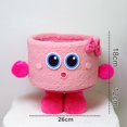 thumbnail image 6 of ZenCart Cartoon Storage Basket with Eyes Legs Large Capacity Vibrant Color Adorable Storage Box Multi-functional Organizer, 6 of 8