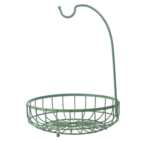 

Drain Water With Banana Hook Kitchen Lightweight Home Fruit Basket Iron Rack