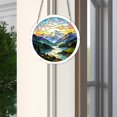 thumbnail image 3 of SIfdSeng My Items Curtain Style Acrylic Puzzle Garden Design Window Hanging Home Birthday For, 3 of 6