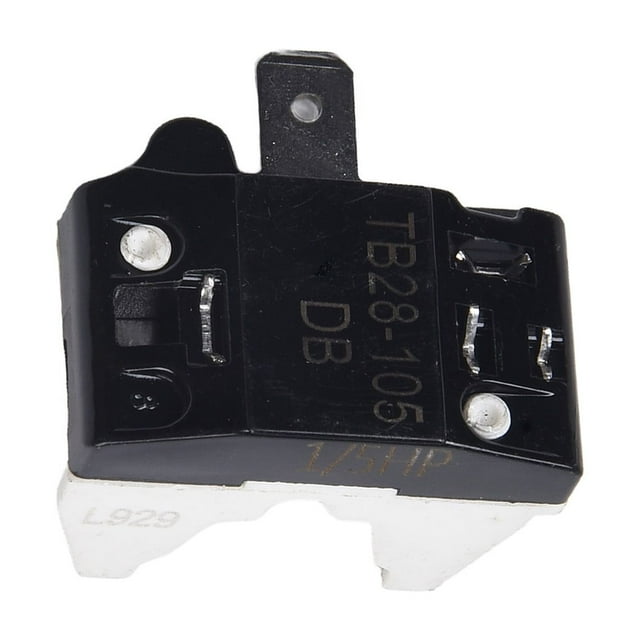 BTOER 110/220V Refrigerator PTC Starter Relay Compressor Overload 1/2-1/6HP Overheat Protector Compressor Equipment Tool