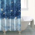 thumbnail image 4 of Red Christmas Shower Curtain,Colorful Balls Pine Trees Snowflake Bathroom Curtain Hotel Luxury Style Shower Curtains for Apartment Bathroom Decor Christmas, 4 of 5