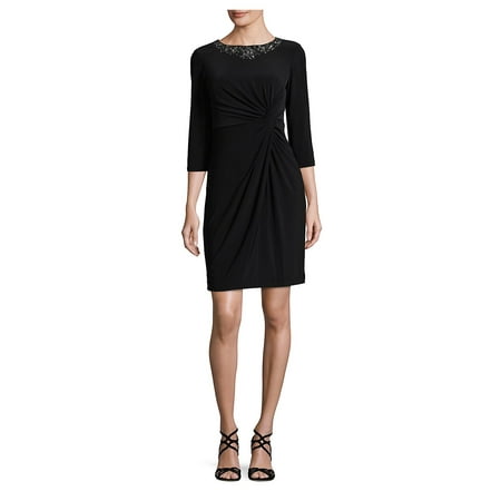 Alex Evenings Sleeveless - Twist Front Sheath Dress