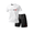 White #66, variant on Dresfit Track Suits Mens Short Sleeve Crewneck T Shirts & Shorts Short Sets 2026 Summer Big and Tall Athletic 2 Piece Sets Loose Graphic Tracksuit XL
