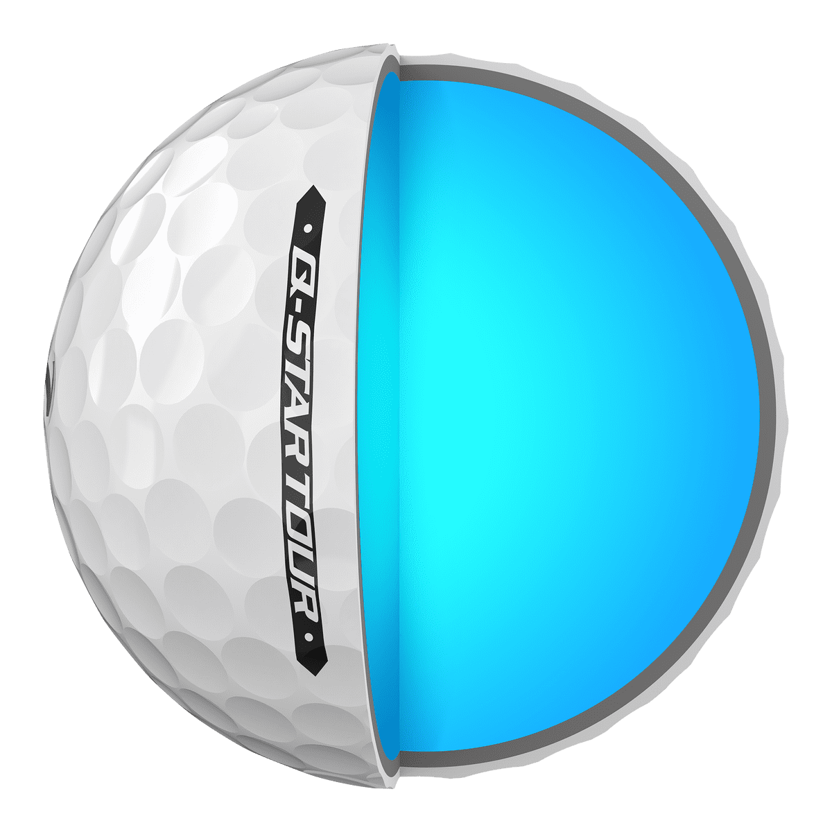 (2 pack) Srixon Q-Star Tour White Golf Ball Dozen