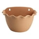 thumbnail image 2 of Maceta colgante de pared para plantas, con autorriego, para balcón Marrón, 2 of 9