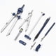 thumbnail image 5 of 9pc Geometry Set Metal Compass Geometry Precision Tool For Student, Drawing Tool And Architecture D, 5 of 5