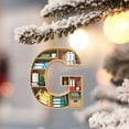 thumbnail image 1 of Adorno colgante de árbol de Navidad con letras del abecedario, adornos de Navidad personalizados DIY, adornos para árbol de Navidad, decoración de Navidad, decoración colgante para árbol de Navidad, a, 1 of 6