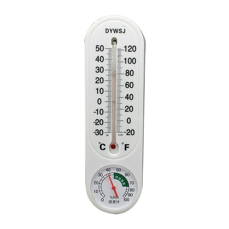 Thermometer Household Indoor Wall Vertical Hygrometer Outdoor Home