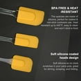 thumbnail image 6 of 3pcs Kitchen Cooking Flexible Silicone Spatula Set Heat Resistant Turner Scraper Baking Utensils Yellow, 6 of 7