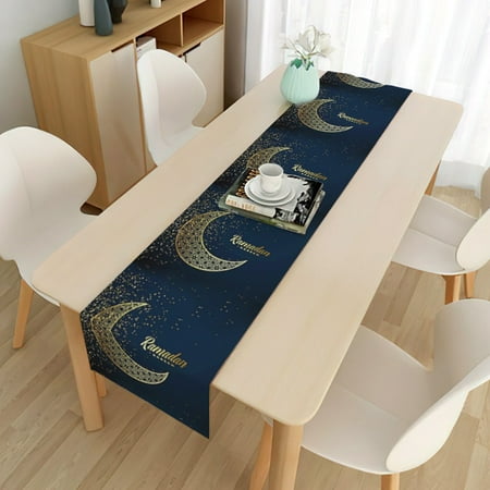 

Leke 1pc Muslim Tablecloth Ramadan Decorations Ramadan Festival Table Decoration