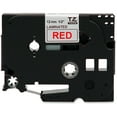thumbnail image 3 of Brother P-Touch TZ Series Tape Cartridge , 0.5"w, Red on White, 3 of 3