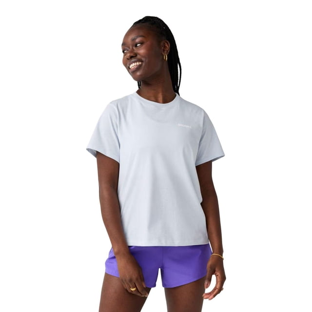 PLAYERA BROOKS MUJER GRAPHIC SHORT SLEEVE AZUL RUNNING azul 00S