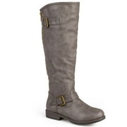 Journee Collection Spokane Women's Knee-High Boots Color: Taupe Size: 9.5 M XWC