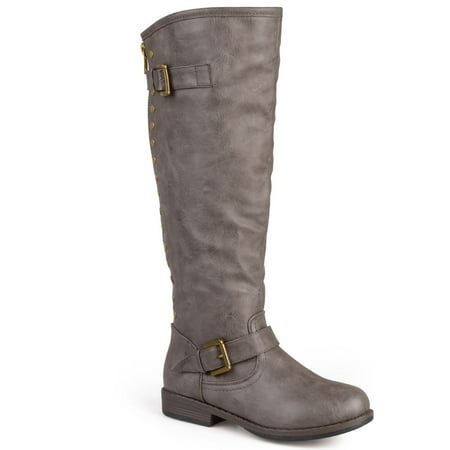 Journee Collection Spokane Women's Knee-High Boots Color: Taupe Size: 7 M XWC