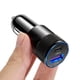 thumbnail image 1 of Cargador de coche de metal USB + PD de 3,1 A, cargador de coche de aleación de aluminio y acero, cargador de coche para teléfono móvil, 1 of 2