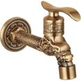 thumbnail image 1 of Wall Mount Faucet Rustic Brass Faucet Decorative Dragon Design, 1 of 5