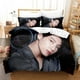 thumbnail image 3 of BTS Juego De Fundas De Edredón 2 En 1 Tamaño Individual Sábana Dormitorio Cómodo Lavable Funda De Almohada, 3 of 4