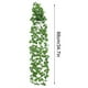 thumbnail image 2 of Guirnalda artificial de rosas - Decoración verde colgante para pared con hojas de seda para techos interiores y decoraciones de boda, 2 of 6