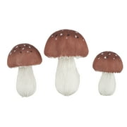 Brown Mushrooms, 3ct. by Ashland-Fall Decor for Home