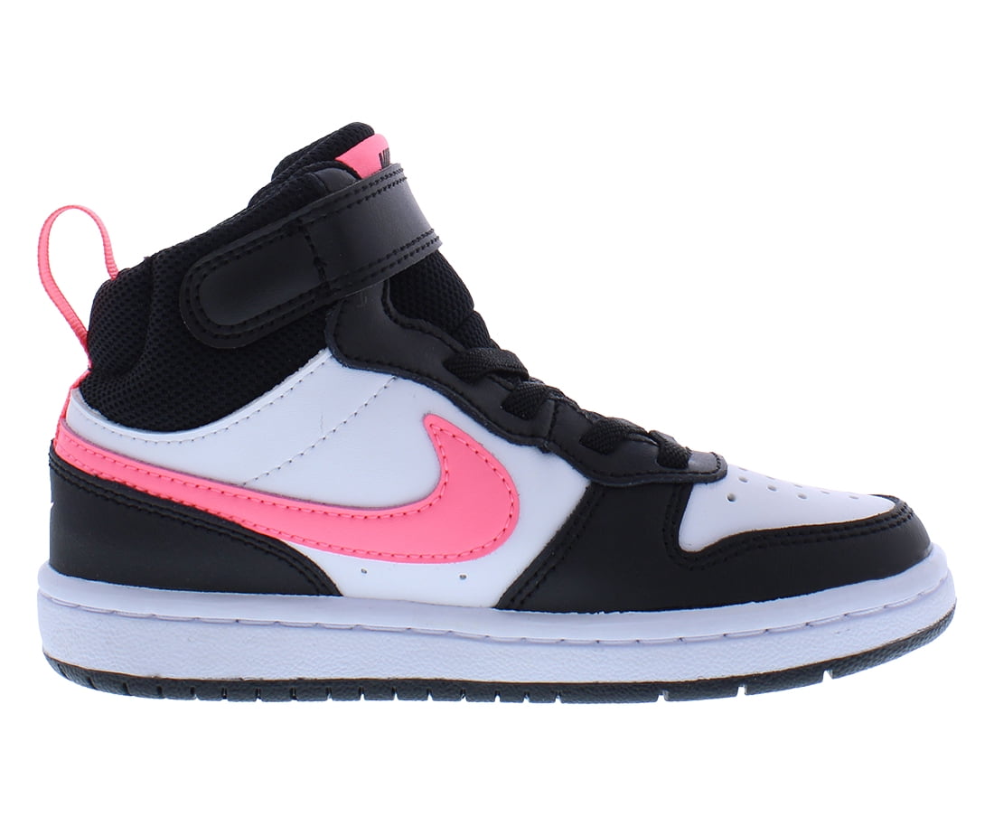 Nike Court Borough MID 2 PS Unisex CD7783-005 (Black/Sunset Pulse), Size 12
