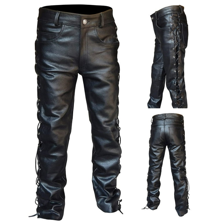 Kcodviy Long Retro Goth Slim Men s Pants Trousers Winter Autumn Punk Casual Men s Pants 8 Year Men Cargo Pants with Pockets Work Mens Denim Pants Work Clothes for Men Boys Winter Clothes