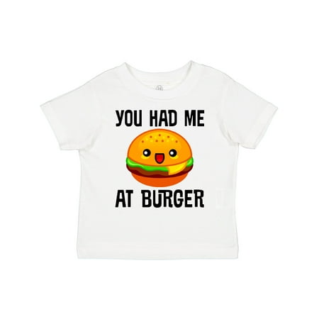 

Inktastic You Had Me at Burger Gift Toddler Boy or Toddler Girl T-Shirt