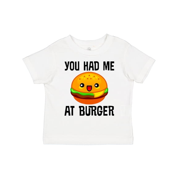 Inktastic You Had Me at Burger Boys or Girls Toddler T-Shirt
