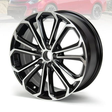 17"x7'' Alloy Wheel Rim Black Replacement Rim for Toyota Corolla 2014-2016