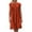Orange Womens Summer Dress, variant on pimelu Summer Dresses for Women Casual Solid Linen Cotton Pleated T Shirt Midi Beach Party Sundresses Short Sleeve Plus Dresses Round Neck Sun Dress Wedding Guest