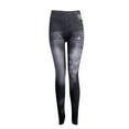 thumbnail image 4 of Rovga Workout Leggings For Women Elastic Jeans Thermal Animal Print Imitation Denim Tights Hiking Pant Yoga Pants Trend Clothes Black Xxl, 4 of 4