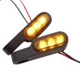 thumbnail image 3 of CNKOO 2Pcs Motorcycle Turn Signal Light DC 12V Bright Motorcycle Indicator Light Professional Amber LED Indicator Lamp Durable Mini LED Turn Signal Lamp for Motorcycle Bicycle, 3 of 10