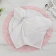 thumbnail image 2 of HLONK 6 Pack 15” Silver Metallic String Round Placemats For Wedding Events Birthday Party, 2 of 11