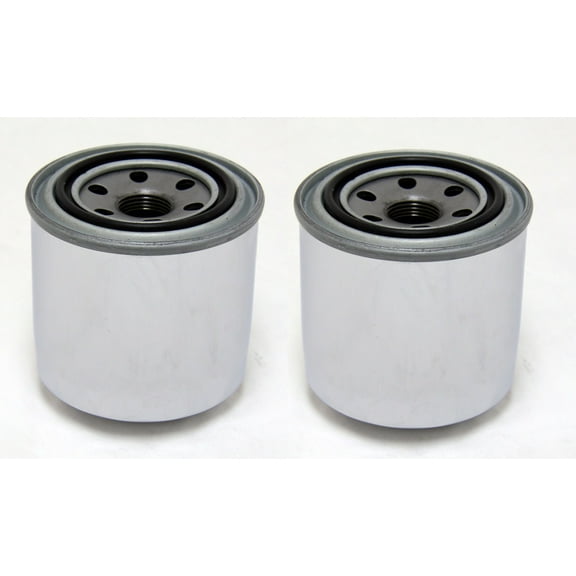 Factory Spec, MC-07258, Chrome Oil Filters Pack for Suzuki fits 1985-1986 Intruder 700 750
