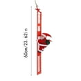 thumbnail image 3 of Electric Toy Decorative Climbing Ladder Christmas Ornaments 24 Inches, Plush Santa Claus Climbing Toy, Creative Xmas Decor for Holiday Home,red, 3 of 6