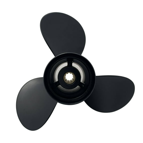 Propeller 9.9x9 for TOHATSU Outboard 3 Blades Aluminum Prop 10 Tooth RH 9.9x9