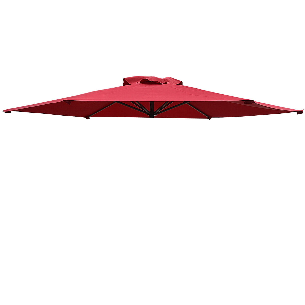 Sunrise 8.2ft 6 Ribs Outdoor, Patio Umbrella Cover Canopy, Replacement Cover Top, Burgundy (Cover Only, Umbrella Frame not Included)