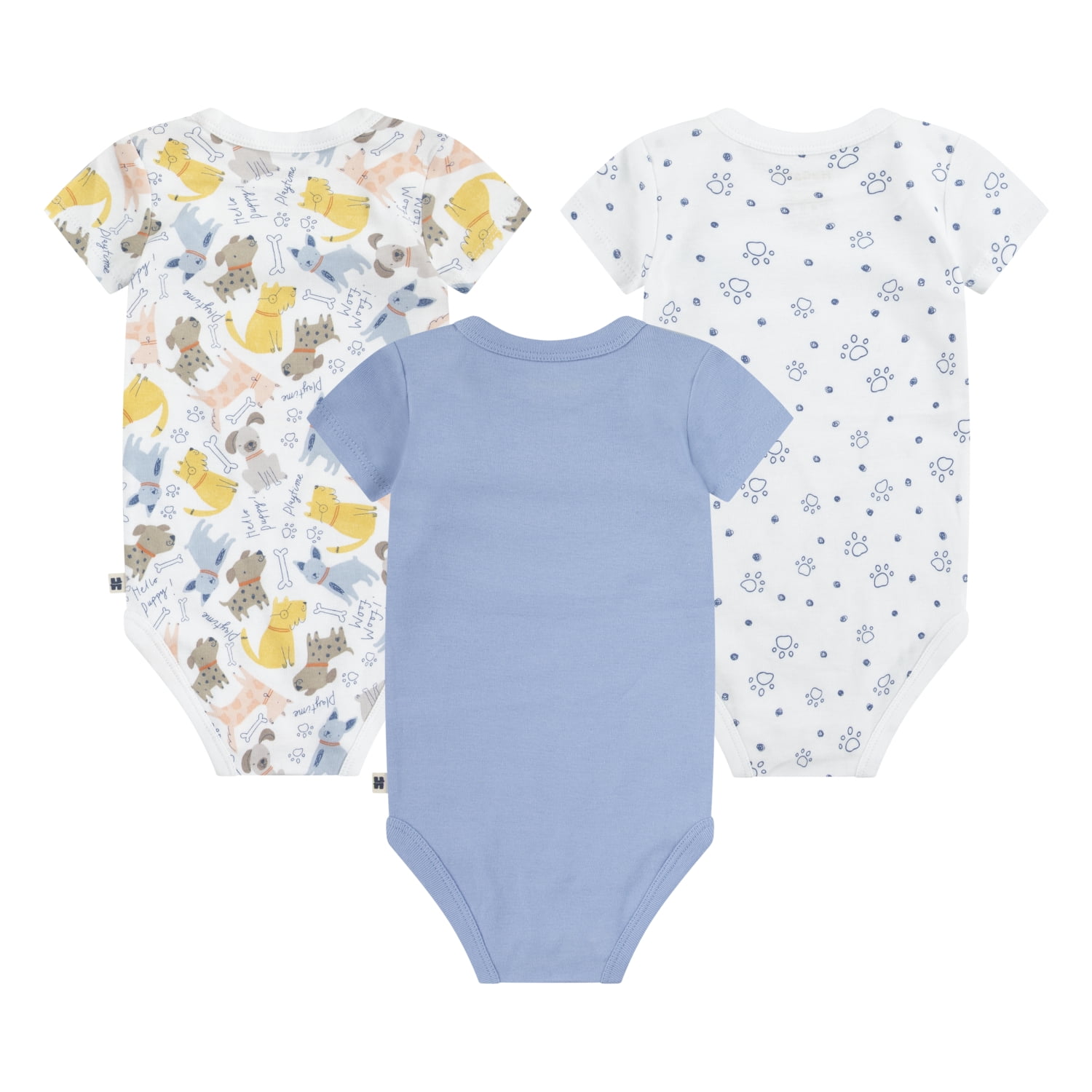 Huggies Baby Boys 3-Pack Bodysuit Set, Sizes NB-18M