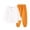 Orange#birthday gifts#12, variant on Toddler Baby Kid Fall Winter Clothes 2 Piece Outfit Long Sleeve Henley Shirt and Cinch Bottom Pants Set Boys Girls Casual Sweatsuit Sets Orange 3 Years