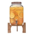 thumbnail image 1 of Dispensador de Bebidas 8 Litros ColorHome Mason Jar Vitrolero Agua Bambu, 1 of 7