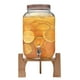 thumbnail image 1 of Dispensador de Bebidas 8 Litros ColorHome Mason Jar Vitrolero Agua Bambu, 1 of 7