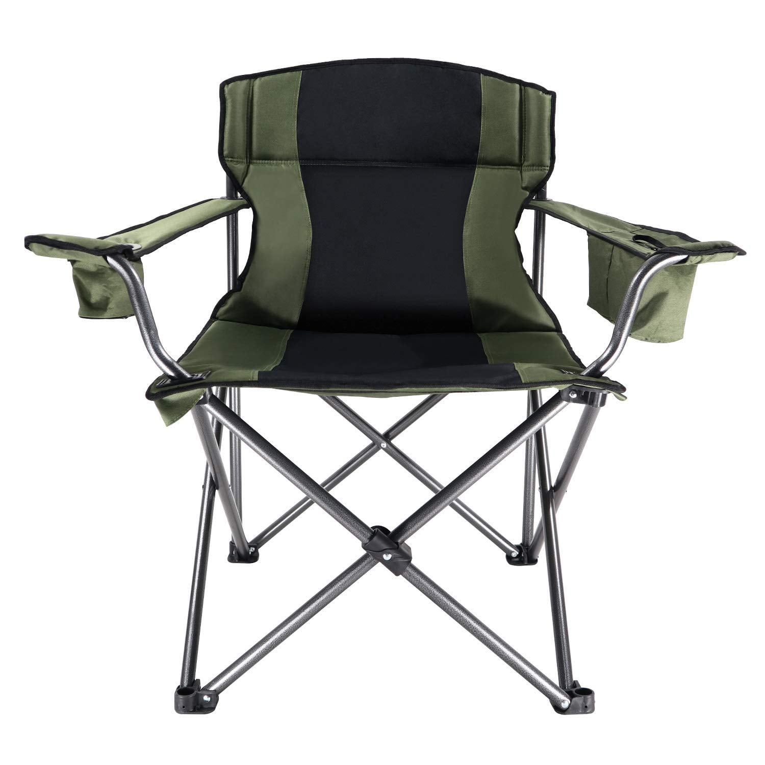 LCH Camping Chair Mesh Heavy Duty Folding Sports Chair with Padded